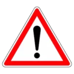Panneau attention
